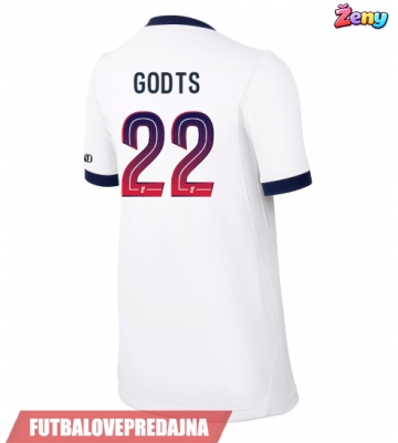 Lacne Ženy Futbalové dres Paris Saint-Germain Mika Godts #22 2026-27 Krátky Rukáv - Preč
